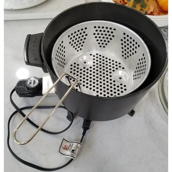 Presto 06006 Kitchen Kettle Multi-Cooker deep fryer - Black - tested working - Picture 10 of 12